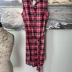 NWT Ralph Lauren Plaid Sleeveless Dress